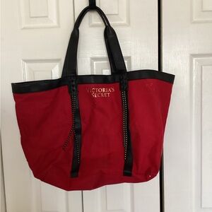 Victoria's Secret Red and Black Tote